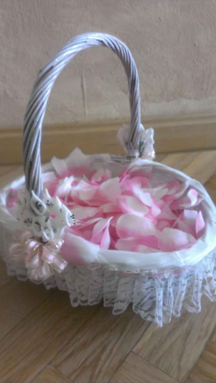 Mis alfileres de novia y las cestas para petalos de roas - 9