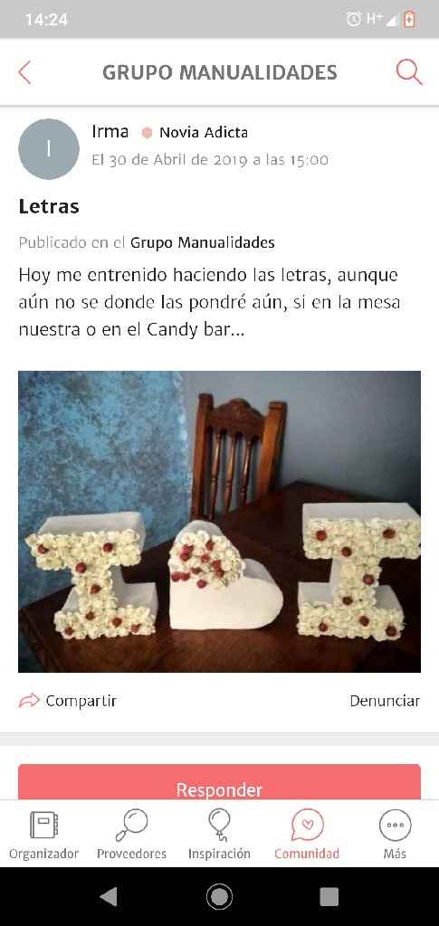 Decorar letras corcho - 1