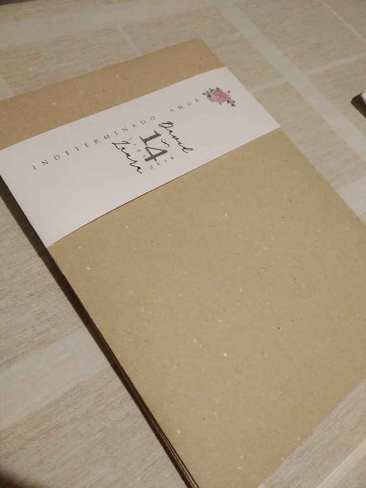 Sobres para invitación - 1