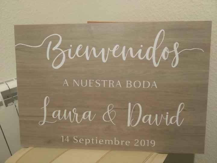 Cartel de bienvenida - 1