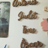 Nombres de madera para cada invitado - 2
