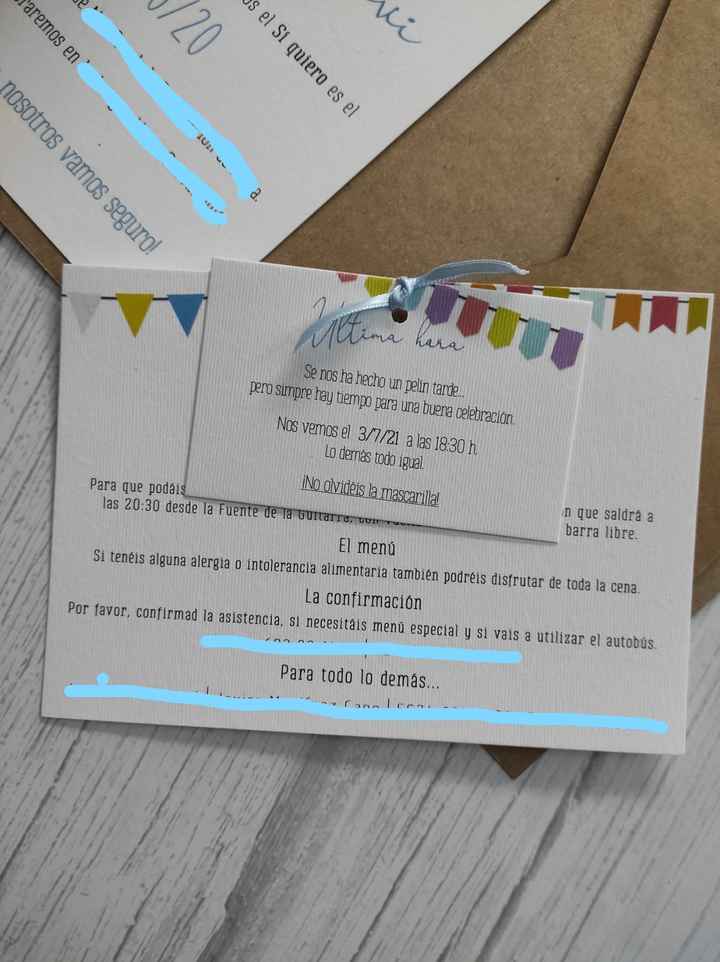 ¿Reciclar invitaciones? - 1
