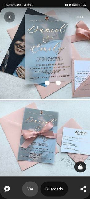 ¿De que tamaño creéis que será la invitación? 1