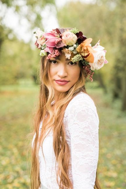corona de flores