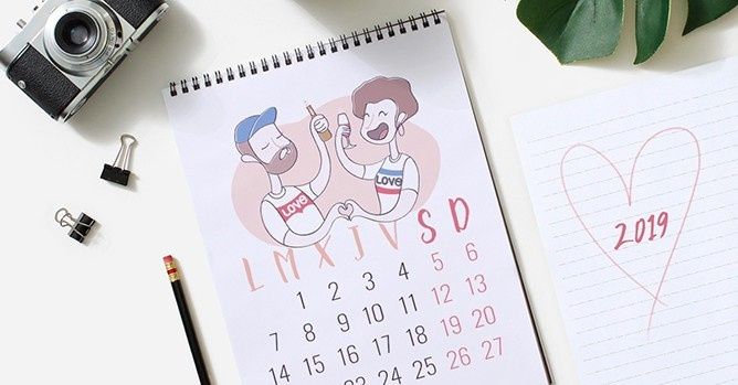 Te regalamos el calendario 2019 más molón de Bodas.net 1