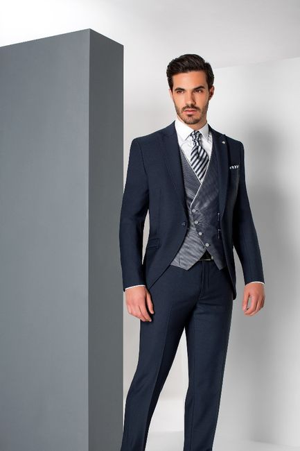 Traje azul