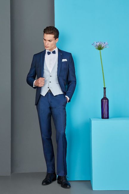 Traje azul
