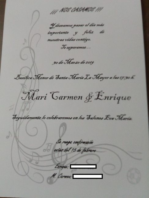 Invitación