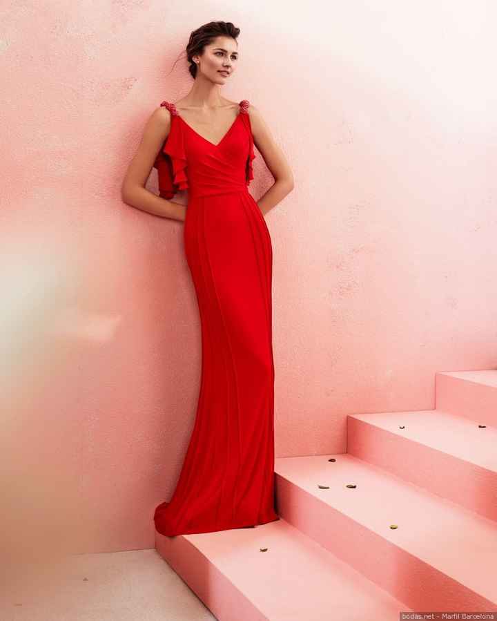 Vestido rojo para invitada