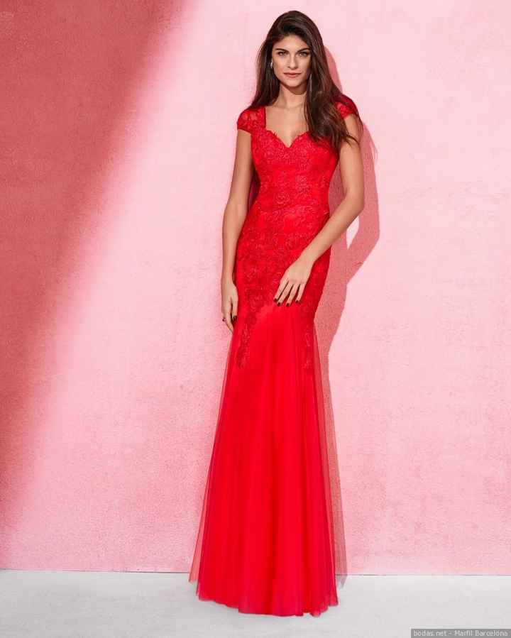 Vestido rojo para invitada