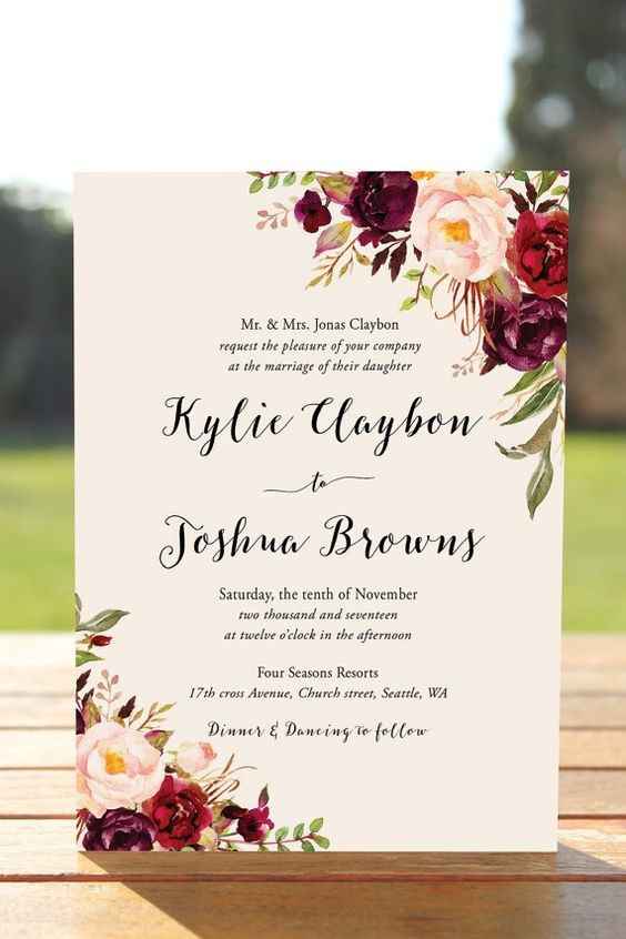 invitación boda