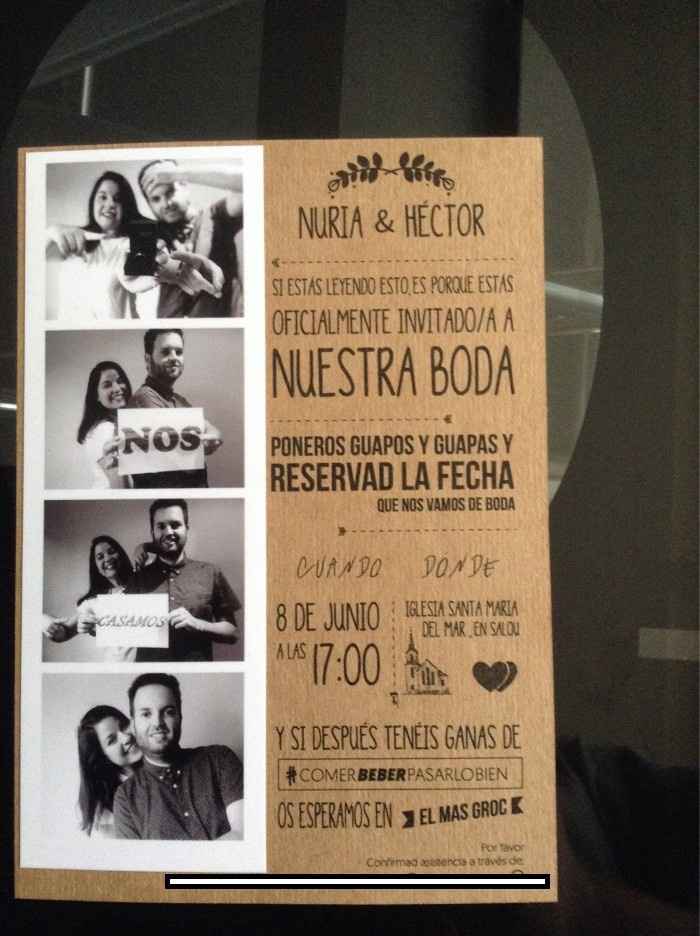 Invitación modificada