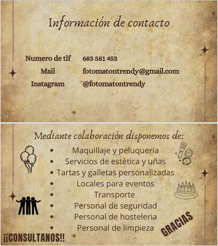 Busco fotomatón y plataforma 360º - 3