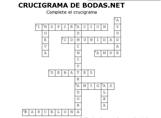 crucigrama