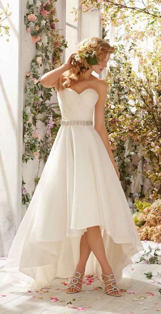 vestido novia corto 4