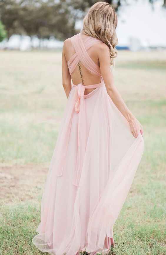 vestido rosa