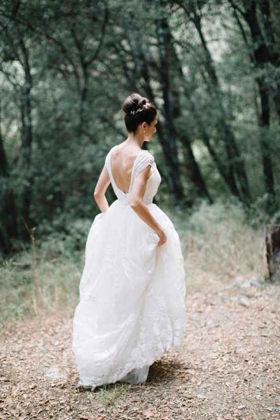 novia vestida de blanco