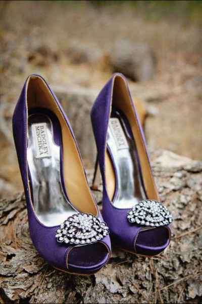 zapatos lilas