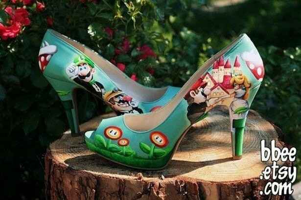 zapatos mario bros