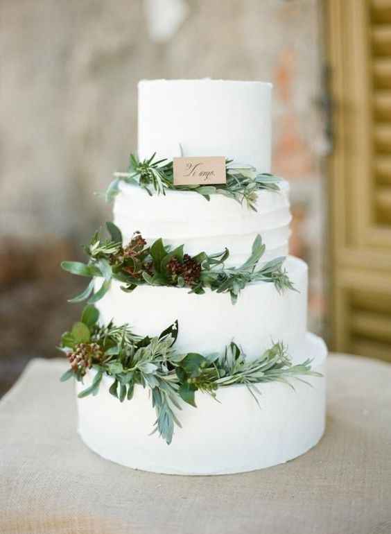 La tarta de boda