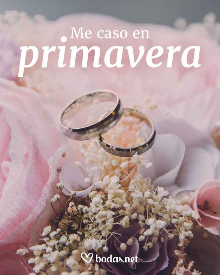 Me caso en primavera