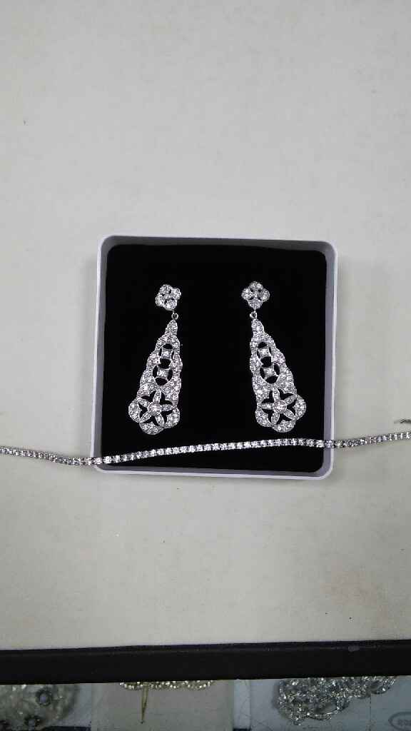 Mi tocado,pendientes y pulseras😍 - 2