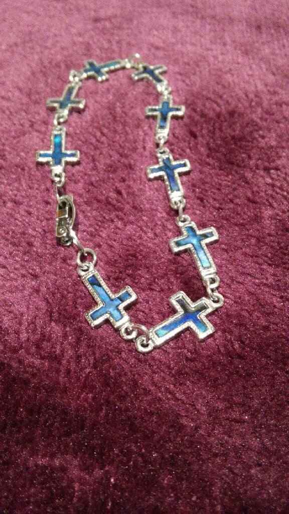 Mi tocado,pendientes y pulseras😍 - 3