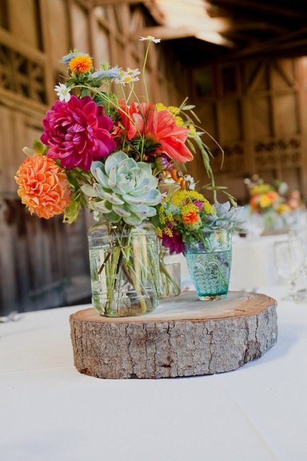 3 centros de mesa para una boda vintage. ¡VOTA! 2