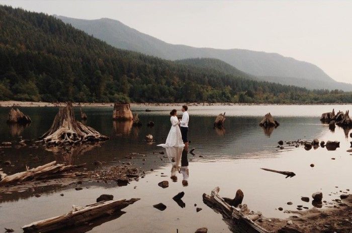 Boda elopement: novios a la fuga 1