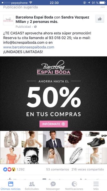 Descuentos para los que nos casamos - 1