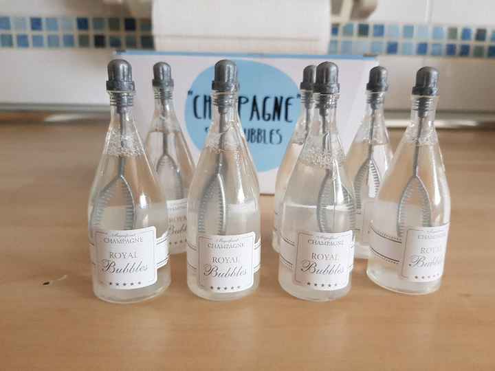 Botellitas champagne pompas de jabón - 1