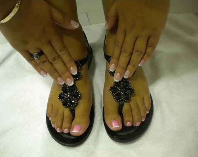 uñas pies y manos 