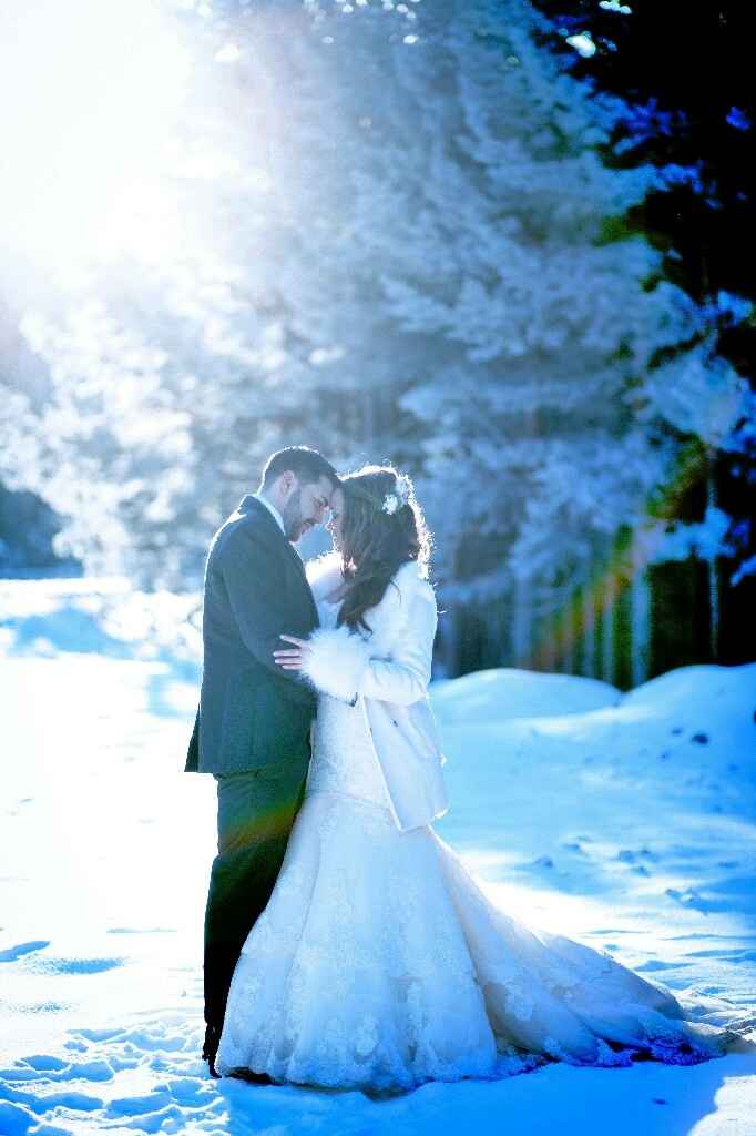 Postboda en la nieve. - 1