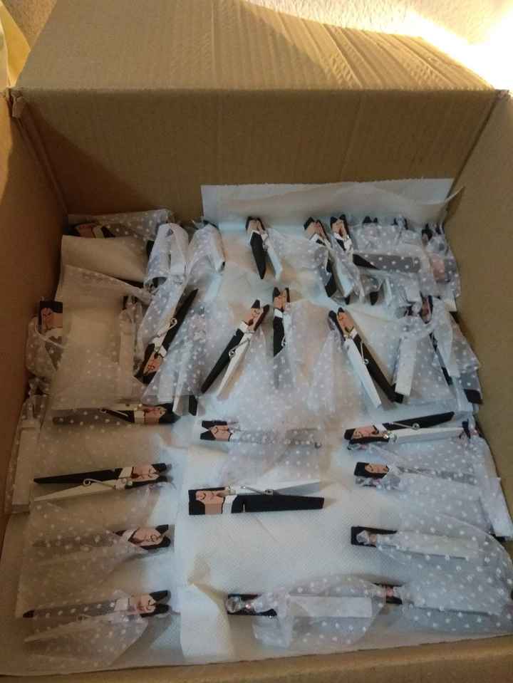 en la caja