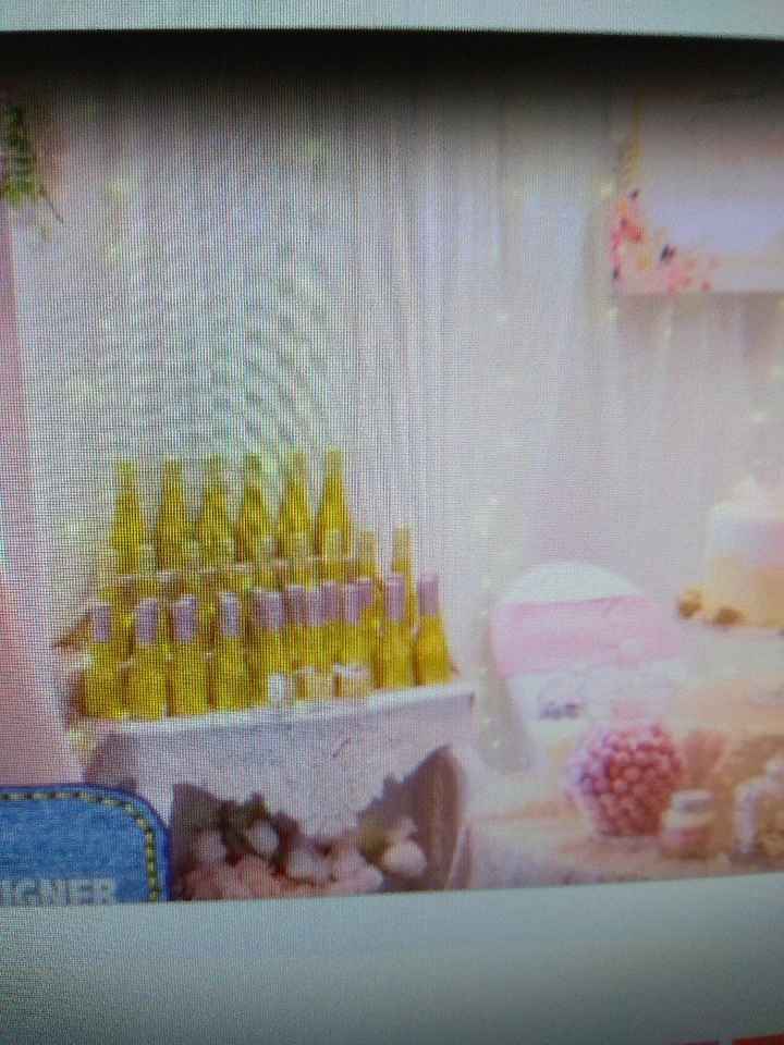  Botellas de cava con purpurina - 1