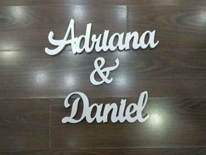 Nombres en madera - 1
