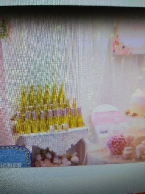  Botellas de cava con purpurina - 1