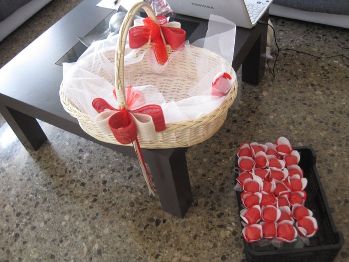 cesta arroz decorada