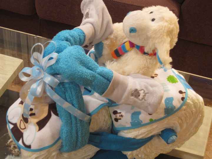 Regalo moto de pañales