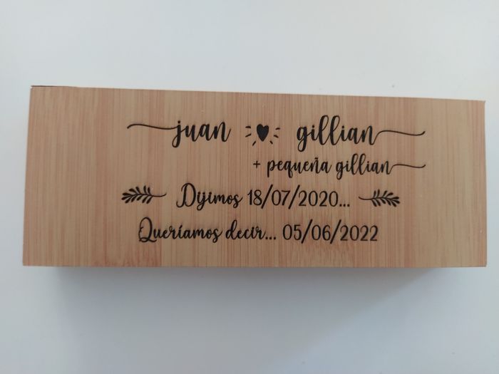 Detalles de nuestra boda y bautizo de nuestra niña 2