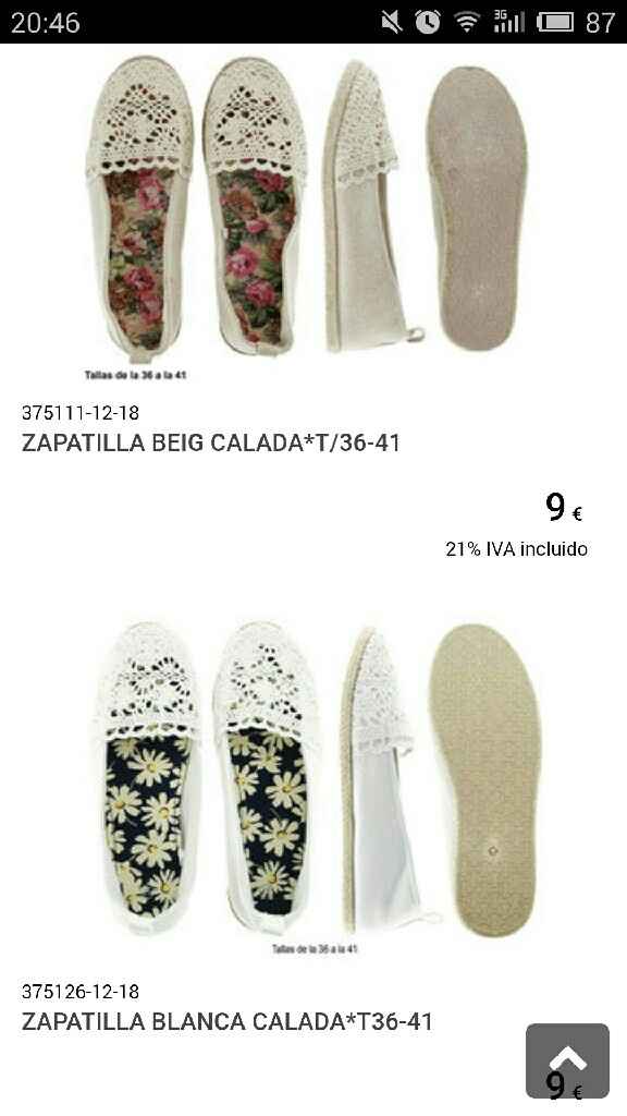 Zapatillas planas para el baile - 1