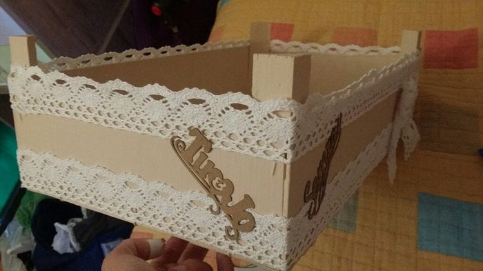 Decoración de las cajas de fruta para los regalos - 3