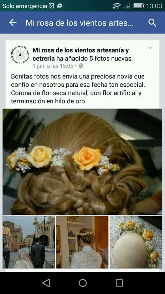 Accesorios de flores para el pelo - 1