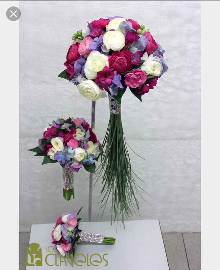 Ramo de novia con tonos malvas!! - 3