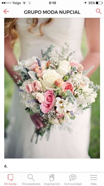 De que color vais a llevar vuestro ramo de novia? - 3