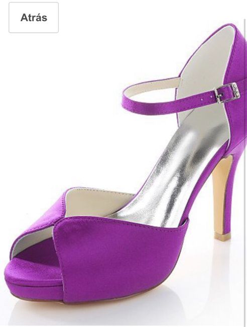 Zapatos morados baratos - 1