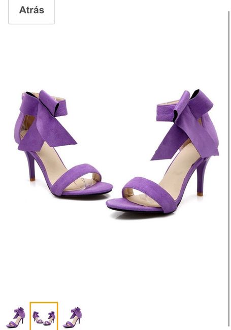 Zapatos morados baratos - 2