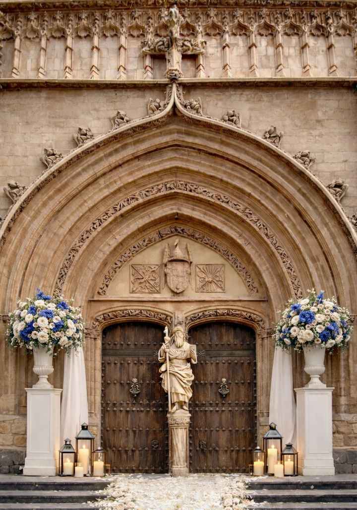 Música y decoración en iglesia. - 1