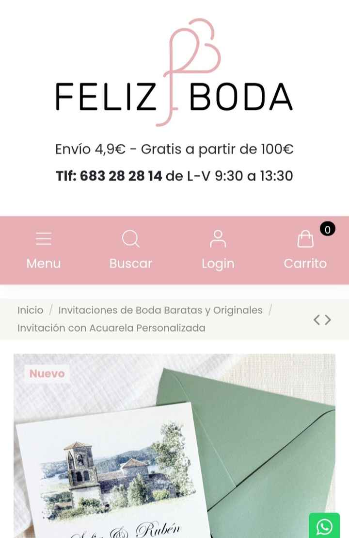 Web de regalos para bodas. - 1