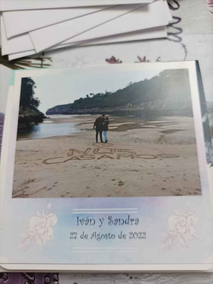 Nuestras invitaciones de boda - 1